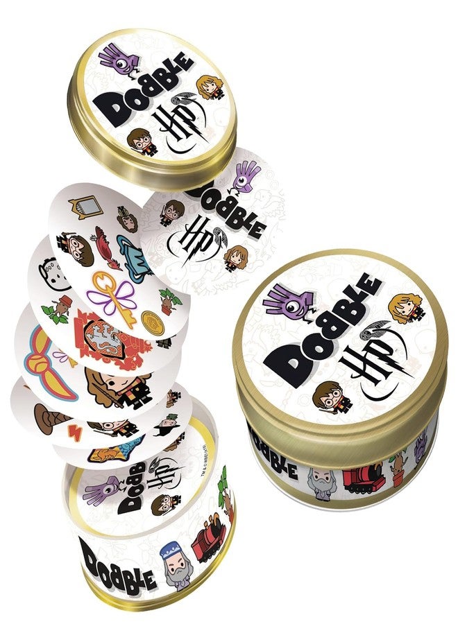 CoolShef لعبة بطاقات CoolShef Harry Dobbles | لعبة بطاقات 5 في 1 لتنمية الإدراك البصري | ألعاب مطابقة بطاقات دوبل ممتعة للأطفال والكبار، من عمر 6 سنوات فما فوق، من 2 إلى 8 لاعبين، مدة اللعب 10 دقائق - Image 1